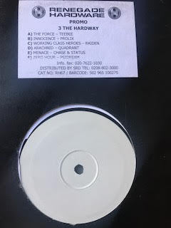 Image of Front Cover of 3x12" - /VG - VARIOUS, 3 The Hardway Vol 2. (Renegade Hardware; RH067, UK 2005, Stickered Plain Sleeve), ,  - 1926161E