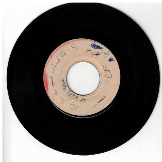 Image of Front Cover of 7" - /G - THEO BECKFORD / THE PIONEERS, Trench Town People / Sometime (Not On Label; , Jamaica 1965, White Label), Plays through ok.,  - 1926223E