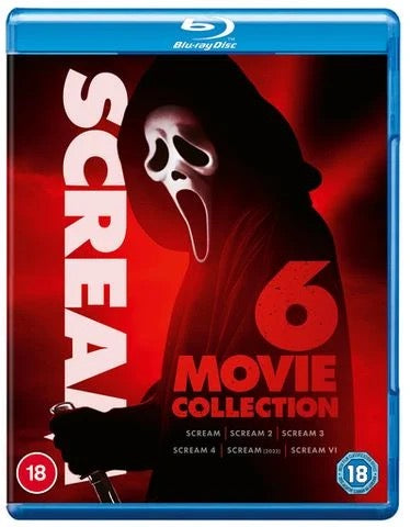 Image of Front Cover of 6xBlu-Ray - VG+/VG+ - WES CRAVEN, Scream: 6 Movie Collection (Paramount; 5320554, UK 2023), ,  - 1936085E