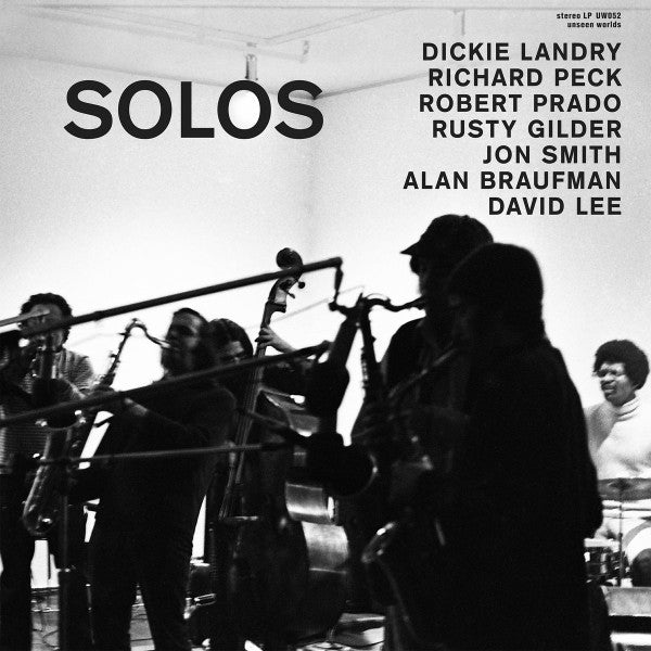 Image of Front Cover of 2xLP - EX/EX - DICKIE LANDRY, Solos (Unseen Worlds ; UW052, US 2022 Reissue, Gatefold), ,  - 1926206E