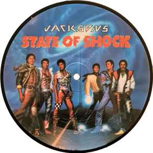 Image of Front Cover of 7" - /VG+ - THE JACKSONS, State Of Shock / Your Ways (Epic; WA4431, UK 1984, Picture Disc), ,  - 1926137E