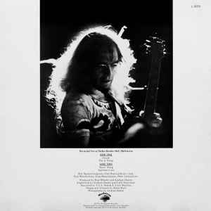 Image of Back Cover of LP - G+/VG - MACKENZIE THEORY, Bon Voyage (Live At Dallas Brooks Hall May Fifteen) (Mushroom; L 35276, Australia 1974), Strong VG - couple of small light scratches, edge and ring wear, sticker remnants. torn top layer of artwork, foxing but intact,  - 1946235S