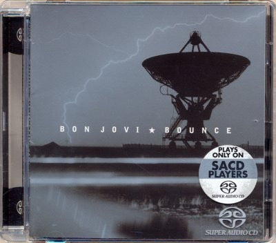 Image of Front Cover of SACD - M/M - BON JOVI, Bounce (Island Records; 440 063 391-2, US 2002, Multichannel, Stereo), Still SEALED in stickered shrinkwrap. Old security sticker stuck on front shrinkwrap. Slightly different hype sticker to the discogs listing.,  - 1916295C