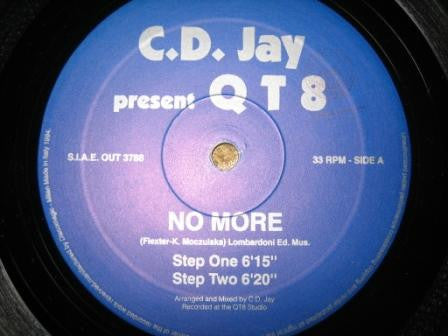 Image of Front Cover of 12" - /VG+ - C.D. JAY PRESENT QT8, No More (Out; OUT 3788, Italy 1994), ,  - 1946188S