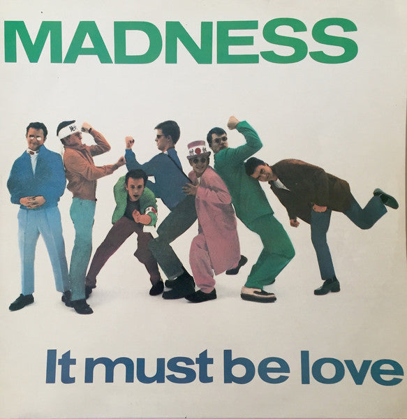 Image of Front Cover of 12" - VG/G+ - MADNESS, It Must Be Love (Stiff Records; S-BUY 134, UK 1981, Picture Sleeve), ,  - 1916281C