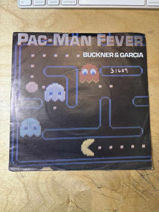 Image of Front Cover of 7" - VG/VG - BUCKNER & GARCIA, Pac-Man Fever (CBS; CBS A2055, UK 1981, A Label Promo, Picture Sleeve, Solid Centre), A Label Promo, UK Picture sleeve variant, Strong VG Throughout, Promo number written on label and front of sleeve. ,  - 1916314C