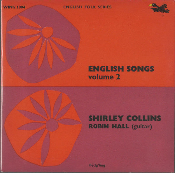 Image of Front Cover of 7" - VG/VG - SHIRLEY COLLINS, ROBIN HALL, English Songs Volume 2 (Fledg'ling Records; WING 1004, UK 2016 Reissue, Flipback Sleeve, Inner, Record Store Day ), Strong VG Throughout, Light mottling only, Light sleeve crease, With OIS,  - 1916315C