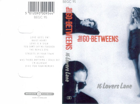 Image of Front Cover of Cassette - VG+/VG+ - THE GO-BETWEENS, 16 Lovers Lane (Beggars Banquet; BEGC 95, 	UK 1988, J - Card), ,  - 1936113E