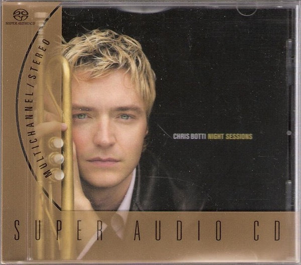 Image of Front Cover of SACD - EX/M - CHRIS BOTTI, Night Sessions (Columbia; CS 85753, US 2001, Plastic Slipcase, Multichannel, Stereo), Still SEALED In Stickered Shrinkwrap,  - 1916306C