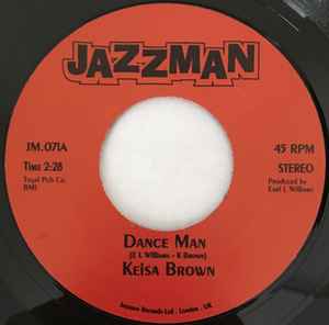 Image of Front Cover of 7" - /EX - KEISA BROWN / LIZ SPRAGGINS, Dance Man (Jazzman; JM.071, UK 2009 Reissue), ,  - 1926143E