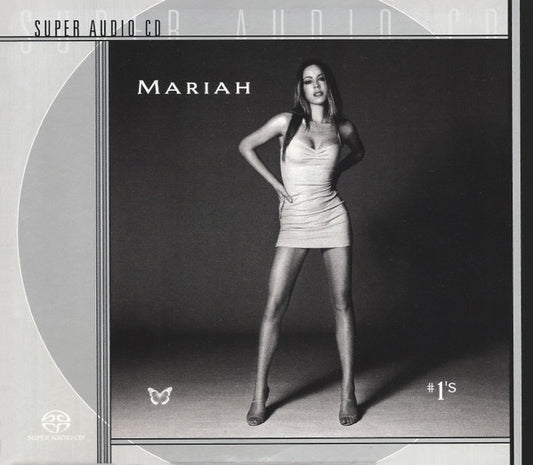 Image of Front Cover of SACD - VG+/M - MARIAH CAREY, #1's (Columbia; CS 69670, US 1999, Slipcase, DSD, Stereo), Still SEALED in stickered shrinkwrap. Slipcase slightly wavey from storage. Sealed so unable to check runout.,  - 1916307C