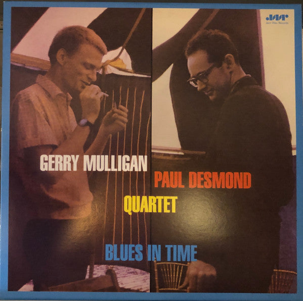 Image of Front Cover of LP - VG/VG+ - GERRY MULLIGAN - PAUL DESMOND QUARTET, Blues In Time (Jazz Wax Records; JWR 4518, Europe 2009 Reissue), Edge and Ring Wear, pen on back cover, corner crease,  - 1946242S
