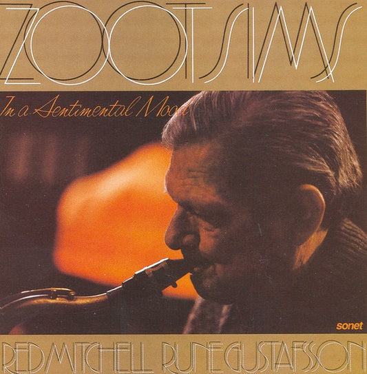 Image of Front Cover of LP - VG/G+ - ZOOT SIMS, In A Sentimental Mood (Sonet; SNTF-932, 	Scandinavia 1985, Inner), ,  - 1916345C