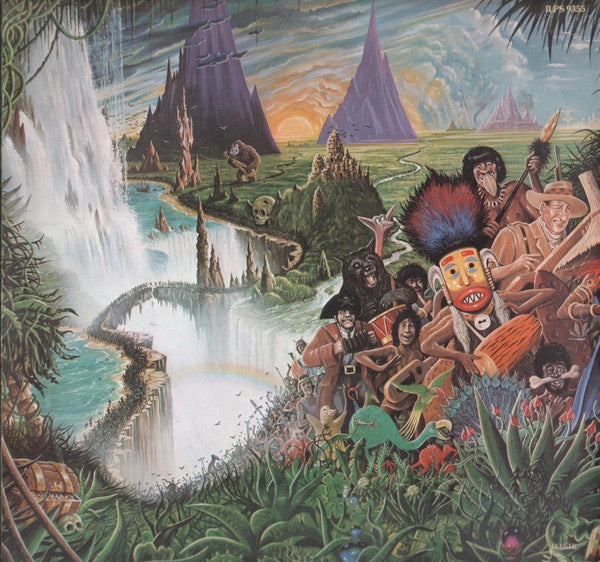 Image of Back Cover of LP - G+/VG - OSIBISA, Welcome Home (Bronze; ILPS 9355, UK 1975, Gatefold), Surface tear to front sleeve and inside gatefold.,  - 2316557C