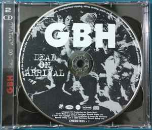 Image of Label Cover of 2xCD - VG+/VG+ - GBH*, Dead On Arrival - A Punk Rock Anthology (Castle Music; CMEDD1025, UK 2005, Jewel Case, Booklet), ,  - 1936108E