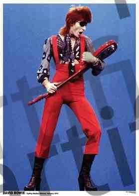 Image of Front Cover of Accessories - NEW/NEW - DAVID BOWIE, Poster Top Pop Studios Holland, February 1974 (84.1cm x 59.4cm; ART069, UK ), ,  - 2916178C