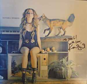 Image of Front Cover of 2xLP - NEW/NEW - KENDRA MORRIS, Banshee (Karma Chief Records; KCR12036, US 2024, Gatefold, Gold Swirl vinyl), + "Fine Right Here / Birthday Song" Personalised Test Pressing 7" Colemine Logo Sticker,  - 1936039E