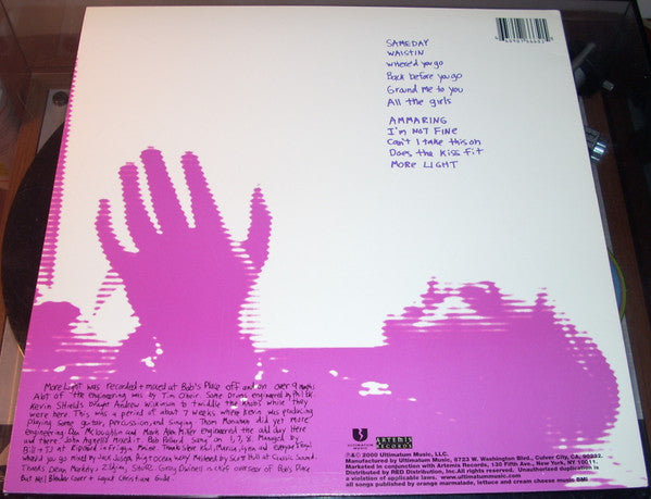 Image of Back Cover of LP - VG+/VG+ - J MASCIS + THE FOG, More Light (Ultimatum Music; 76665-1, US 2000), A handful of very light hairlines only. ,  - 1926288E