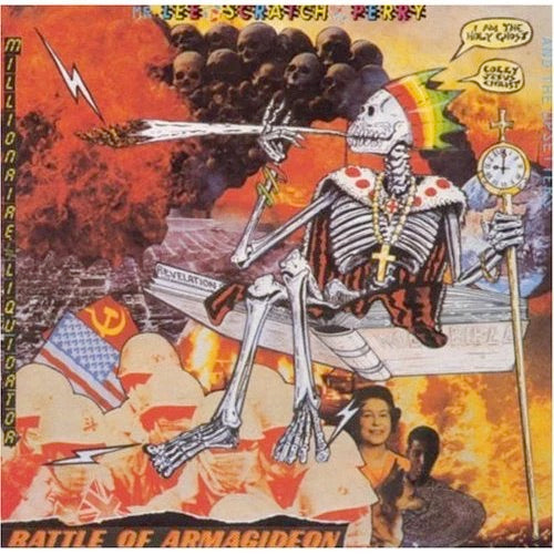 Image of Front Cover of LP - VG/VG - LEE SCRATCH PERRY, Battle of Armagideon (Trojan Orange/White; TRLS227, UK 1986), ,  - 1526279E