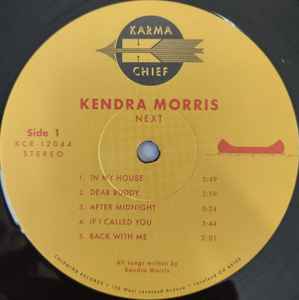Image of Label Cover of LP - NEW/NEW - KENDRA MORRIS, Next (Karma Chief Records; KCR 12044, US 2025, Gatefold, With board game, + "Flat Tire" Test Pressing 7", Colemine Foldout Poster, Colemine Logo Sticker), + "Flat Tire" Test Pressing 7", Colemine Foldout Poster, Colemine Logo Sticker,  - 1936040E