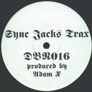Image of Front Cover of 12" - G+/G+ - ADAM X, Sync Jacks Trax (Drop Bass Network; DBN016, US 1994, Company Sleeve), ,  - 1926270E
