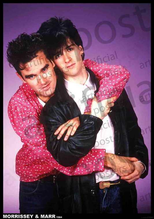 Image of Front Cover of Accessories - NEW/NEW - MORRISSEY AND MARR THE SMITHS, Poster (84.1cm x 59.4cm; , UK ), ,  - 1956158S