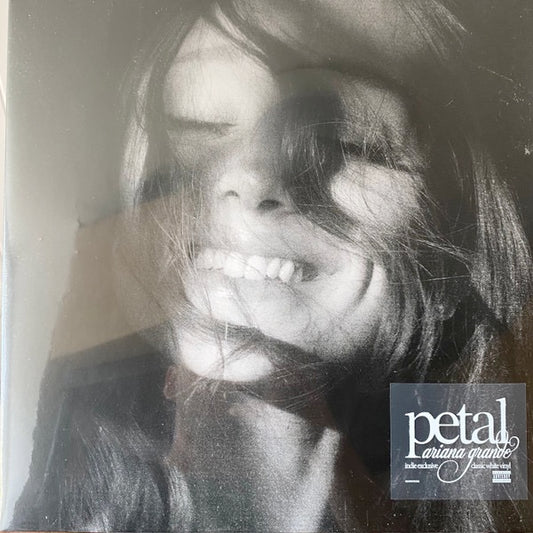 Image of Front Cover of LP - NEW/NEW - ARIANA GRANDE, petal (Island; 5793230, Europe 2026, Gatefold, Indie Exclusive White Vinyl, 16-page 12x12  booklet featuring lyrics and photos. ), , Ariana Grande returns with a new studio album Petal, the follow-up to Eternal Sunshine, is executive produced and co-written by Grande and Ilya, reuniting her with the  Problem  hitmaker. Grande describes Petal as  something that is full of life and growing through the cracks of something cold and hard and challenging.  T