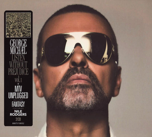 Image of Front Cover of 2xCD - VG+/VG+ - GEORGE MICHAEL, Listen Without Prejudice Vol. 1 / MTV Unplugged (Epic; 88875158052, Europe 2017 Reissue, Digipak, Booklet), No shrink/hype stickers.,  - 1916375C