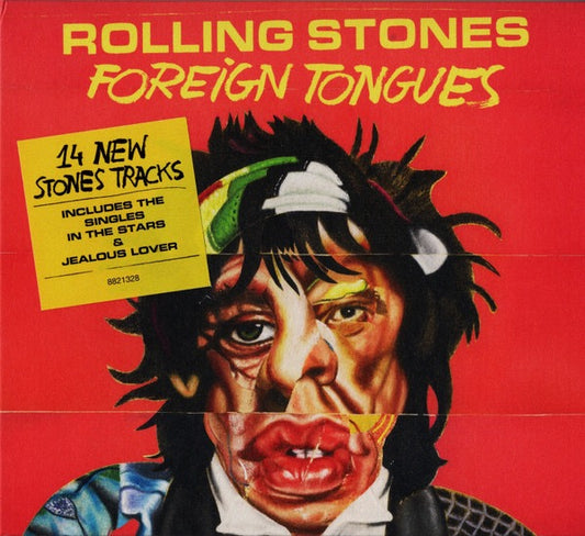 Image of Front Cover of CD - NEW/NEW - ROLLING STONES, Foreign Tongues (Polydor; 8821328, Europe 2026, 16-page lyric booklet. ), , Foreign Tongues, the incredibly vibrant 14-track new album from the Rolling Stones, follows less than three years after the band s universally acclaimed, Grammy Award-winning Hackney Diamonds, which topped charts worldwide and achieved multi-platinum success. Preceded by the upbeat and infectious lead single  In The Stars , Foreign Tongues was brought to life in under a month at