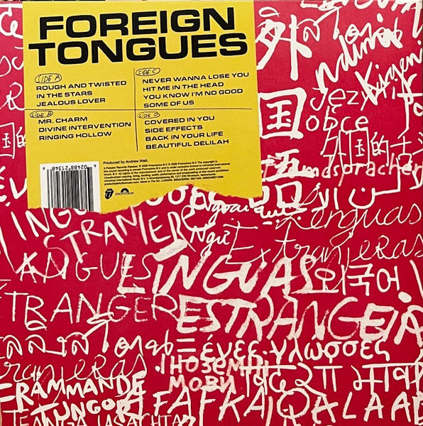 Image of Back Cover of 2xLP - NEW/NEW - ROLLING STONES, Foreign Tongues (Polydor; 8821348, Europe 2026, Gatefold, Standard 180g Black Vinyl), , Foreign Tongues, the incredibly vibrant 14-track new album from the Rolling Stones, follows less than three years after the band s universally acclaimed, Grammy Award-winning Hackney Diamonds, which topped charts worldwide and achieved multi-platinum success. Preceded by the upbeat and infectious lead single  In The Stars , Foreign Tongues was brought to life in und