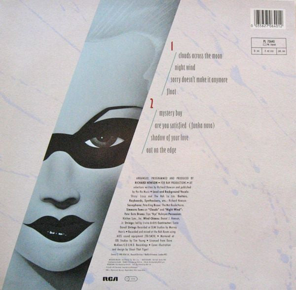 Image of Back Cover of LP - VG/VG - RAH BAND, Mystery (RCA; PL 70640, Europe 1985), ,  - 1926322E