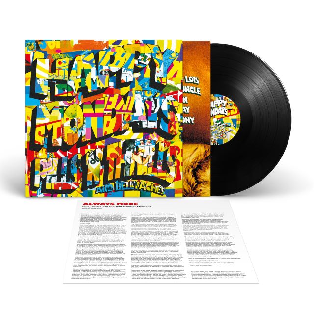 Image of Front Cover of LP - NEW/NEW - HAPPY MONDAYS, Pills ‘n’ Thrills and Bellyaches (London Records Ltd.; LMS1725735, Europe 2026 Reissue, Black Edition), ,  - 940674C