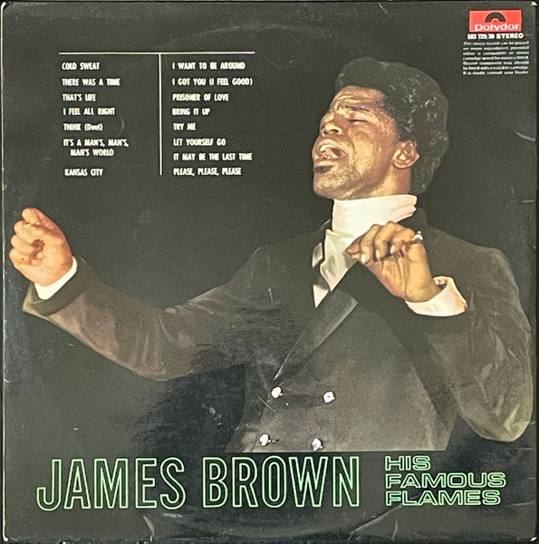 Image of Back Cover of LP - VG/VG - JAMES BROWN, James Brown & The Famous Flames-Live At The Apollo-Vol. 2 (Polydor Red Label; 583 729/30, UK 1969), ,  - 1926331E
