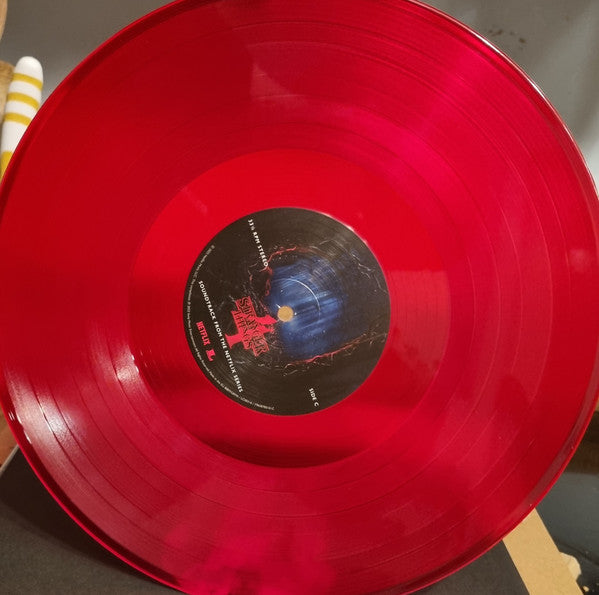 Image of Label Cover of 2xLP - VG+/VG+ - VARIOUS ARTISTS, Stranger Things: Soundtrack From The Netflix Series, Season 4 (Sony; 19658714501, Europe 2022, Gatefold, Insert & Black Inners, Red Translucent Vinyl), ,  - 1926355E
