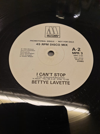 Image of Back Cover of 12" - /VG - BOBBY WOMACK / HIGH INERGY / BETTYE LAVETTE, So Many Sides Of You / First Impressions / I Can't Stop (Motown; MPR 3, UK 1983, Promo), ,  - 1926332E