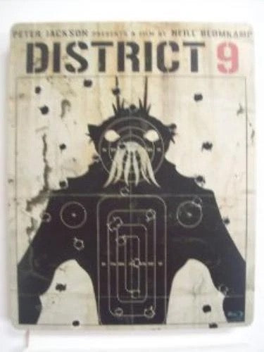 Image of Front Cover of Blu-Ray - M/M - NEILL BLOMKAMP, District 9 (, UK , Steelbook, All Regions), Sealed,  - 1936238E