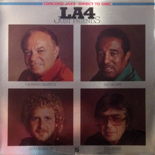Image of Front Cover of LP - VG/VG+ - LA4, Just Friends (Concord Jazz; CJD-1001, US 1978, Metallic Sleeve), A few light hairlines only.,  - 1926334E