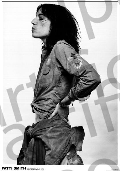 Image of Front Cover of Accessories - NEW/NEW - PATTI SMITH, Amsterdam '76 Poster (Dragonfly; ART050, US , 84cm x 60cm), ,  - 1956216S