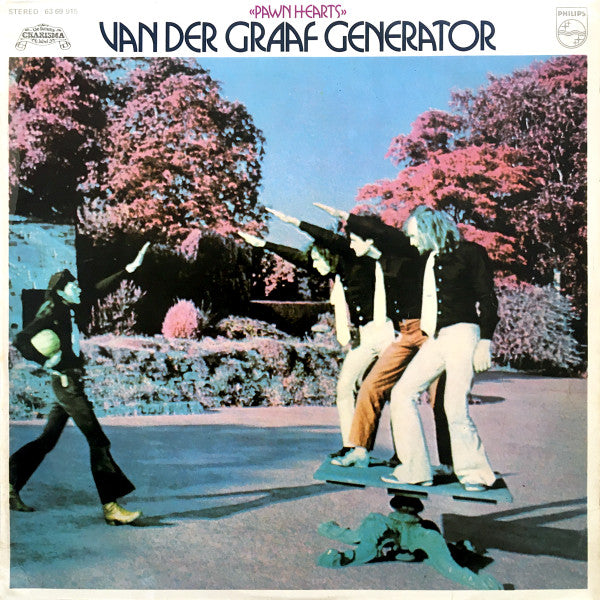 Image of Front Cover of LP - VG/VG - VAN DER GRAAF GENERATOR, Pawn Hearts (Philips; 63 69 915, Spain 1972, Laminated Sleeve, Alternative cover, "Ustard's" misprint), Strong VG - glossy vinyl with light hairlines only. Some ring wear and laminate creasing across cover. ,  - 1926336E