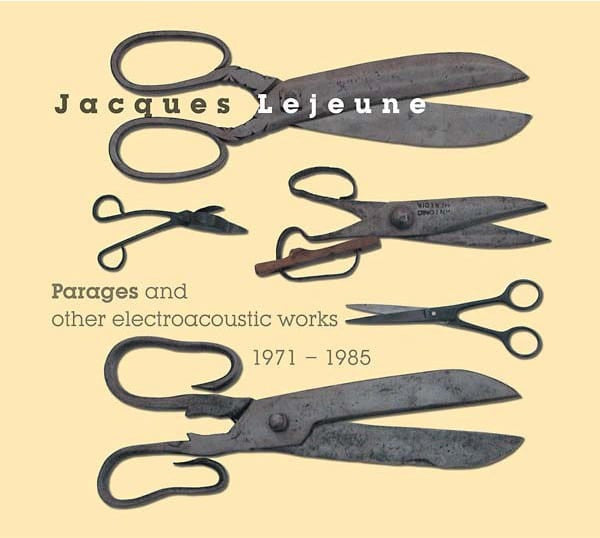 Image of Front Cover of 3xCD - VG+/VG+ - JACQUES LEJEUNE, Parages And Other Electroacoustic Works 1971-1985 (Robot Records; RR-42, US 2013, Double CD Case, 2 Booklets), ,  - 1936134E