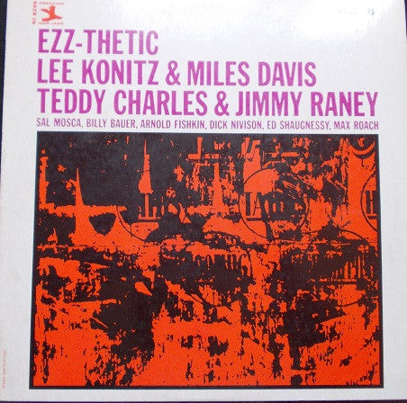 Image of Front Cover of LP - VG/VG - LEE KONITZ & MILES DAVIS, TEDDY CHARLES & JIMMY RANEY, Ezz-thetic (New Jazz; NJ 8295, Italy 1966, Picture Sleeve), minor writtng on back sleeve,  - 1926396E