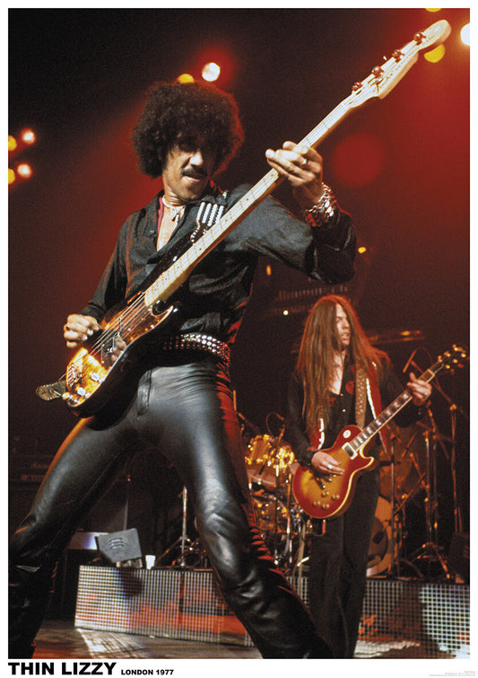 Image of Front Cover of Accessories - NEW/NEW - THIN LIZZY, Poster (84.1cm x 59.4cm; , Europe ), ,  - 1956218S