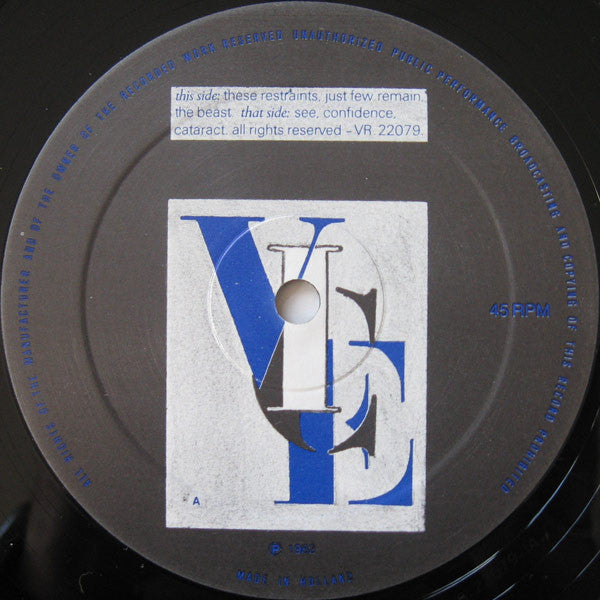 Image of Label Cover of 12" - VG/VG - VICE, Vice (Torso; TORSO 129, Netherlands 1982, Picture Sleeve), Strong VG with a few hairlines. Light stain on cover corner. ,  - 1926409E