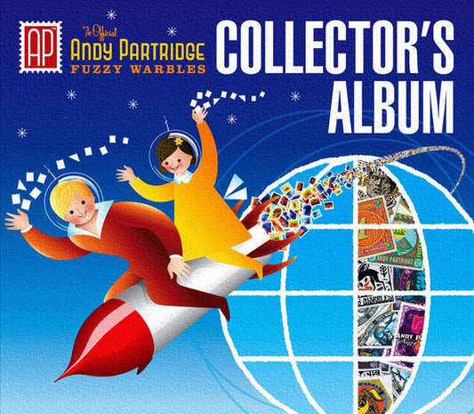 Image of Front Cover of 9xCD - VG/G+ - ANDY PARTRIDGE, The Official Andy Partridge Fuzzy Warbles Collector's Album (Ape House; APEBOX001, UK & US 2006, Booklet), Includes Stamps and Booklet. Discs 1, 4, 5, 7 and 8 are scratched and graded G+, others are VG+ OR E. Transparent O-Card is in G condition with yellowing and front left corner broken. Boxset is in VG+.,  - 2056017S