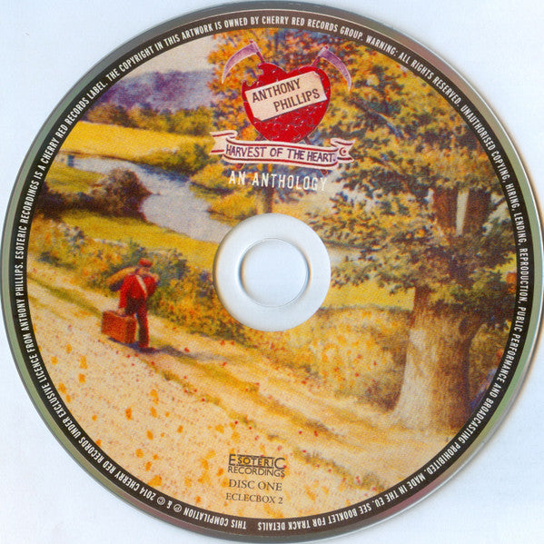 Image of Label Cover of 5xCD - EX/M - ANTHONY PHILLIPS, Harvest Of The Heart (An Anthology) (Esoteric Recordings; ECLECBOX 2, UK & Europe 2014, Book Sleeve), Still SEALED in stickered shrinkwrap. Some light marks on shrinkwrap.,  - 2316523C
