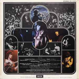 Image of Back Cover of LP - VG/VG - THE ROLLING STONES, Get Yer Ya-Ya's Out! (The Rolling Stones In Concert) (Decca; SKL 5065, UK 1970, Laminated Sleeve, NCB, Biem and Gema all unboxed), Strong VG - a few hairlines, edge wear,  - 2046018S