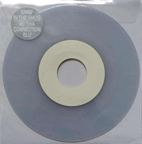 Image of Front Cover of 7" - VG+/VG+ - SRAW, In The Smog / Mind Keep Stepping / Glass (Mutual Intentions; MI-003, Norway 2017, Stickered transparent sleeve, Transparent smokey coloured vinyl), ,  - 2026091E
