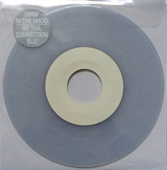Image of Front Cover of 7" - VG+/VG+ - SRAW, In The Smog / Mind Keep Stepping / Glass (Mutual Intentions; MI-003, Norway 2017, Stickered transparent sleeve, Transparent smokey coloured vinyl), ,  - 2026091E
