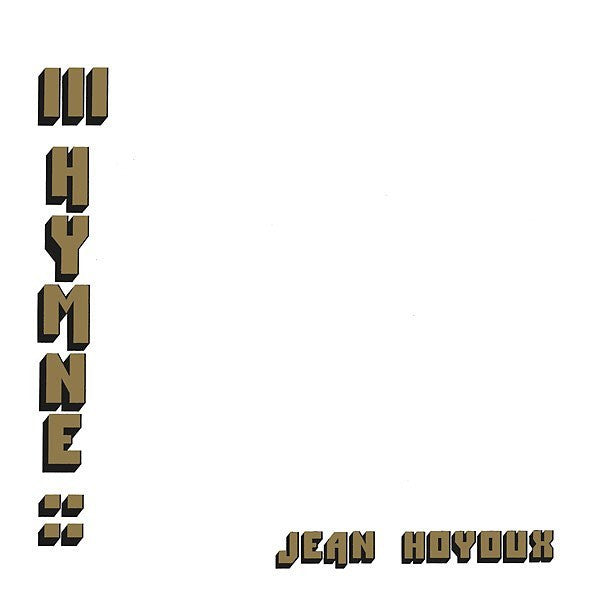 Image of Front Cover of LP - VG/VG+ - JEAN HOYOUX, III Hymne (cortizona ; cortizona 002, Belgium 2018, Picture Sleeve), corner ding top right sleeve. comes with insert,  - 2046055S