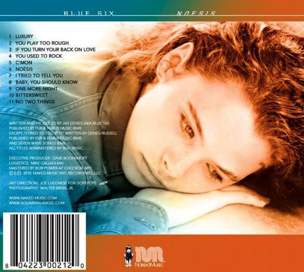 Image of Back Cover of CD - EX/EX - BLUE SIX, Noesis (Naked Music Recordings; NMN 21, US 2010, Digipak), SEALED,  - 2016094C